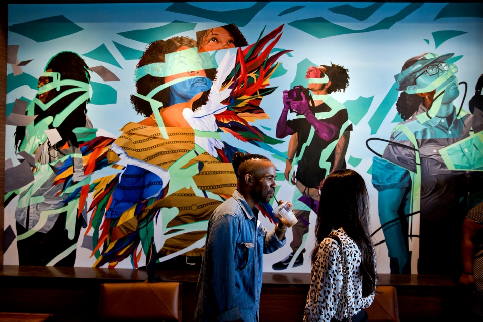 STARBUCKS TARGETING STORES IN MINORITY NEIGHBORHOODS